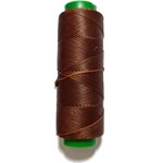 Lederhaus Wax thread 0,75mm/100m Brun