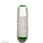 Lederhaus Wax thread 0,75mm/100m Hvid