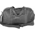 NK1917 Small weekendbag, läder Svart