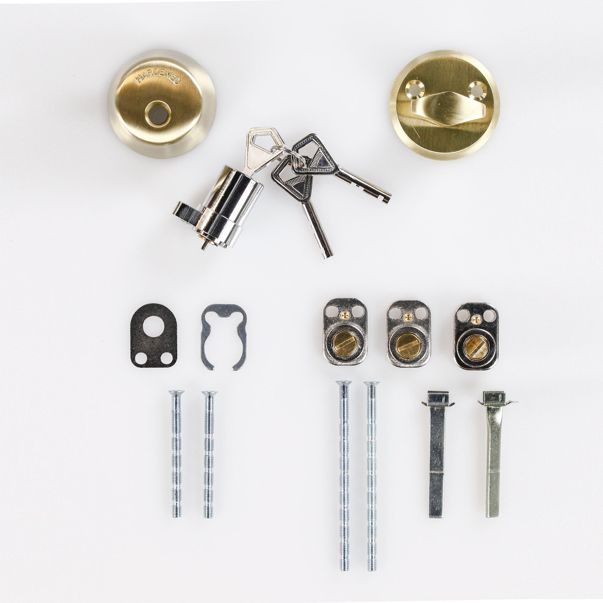 Hardware Group Finland avaimenpesä ja vääntönuppi Messinginvärinen