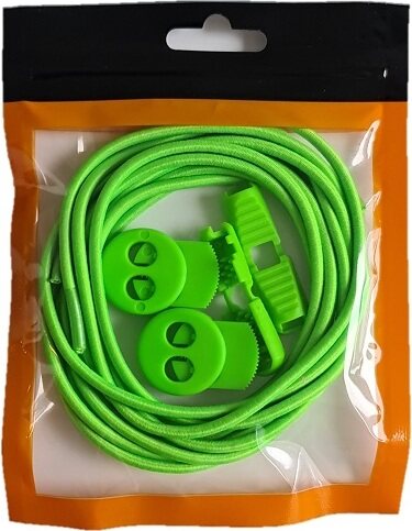 Liba 120cm lock laces Neon grön