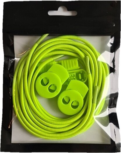 Liba 120cm lock laces Neon gul