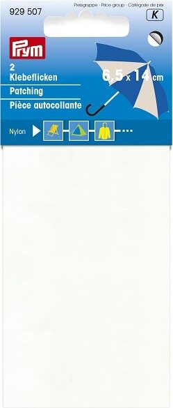Prym nylonpaikka 6,5x14cm Hvid