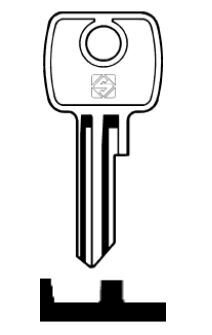 Silca kassalippaan avain LF4