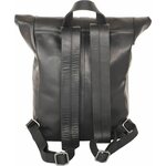 NK1917 Fold-top leather backpack