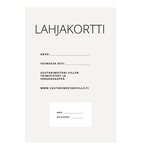 Lahjakortti