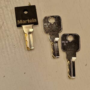 Silca Martela -key for office cabinet