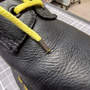 Yellow shoelaces