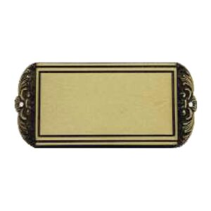 Huva Messinkikyltti 150 x 70mm (K4)