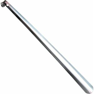 Nahkakunta metallinen kenkälusikka 42cm