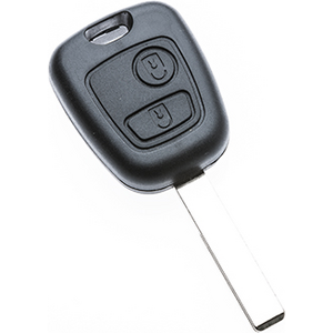 Silca Citroen / Peugeot kaukosäädinkuoret, 2-nappia