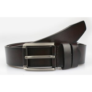 Finna svart leather belt, 40mm