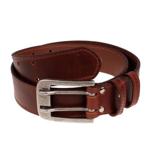 NK1917 Dark Brown leather belt 40mm