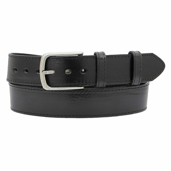 NK1917 sort stiched leather belt40mm