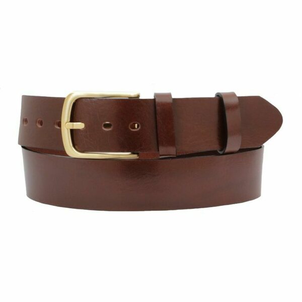 NK1917 Dark Brown leather belt 40mm