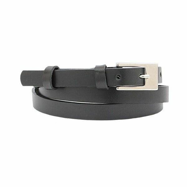 NK1917 Black leather belt 35mm